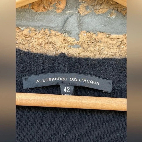 Alessandro dell 'acqua mohair sweater cardigan 42/2 - Picture 2 of 9